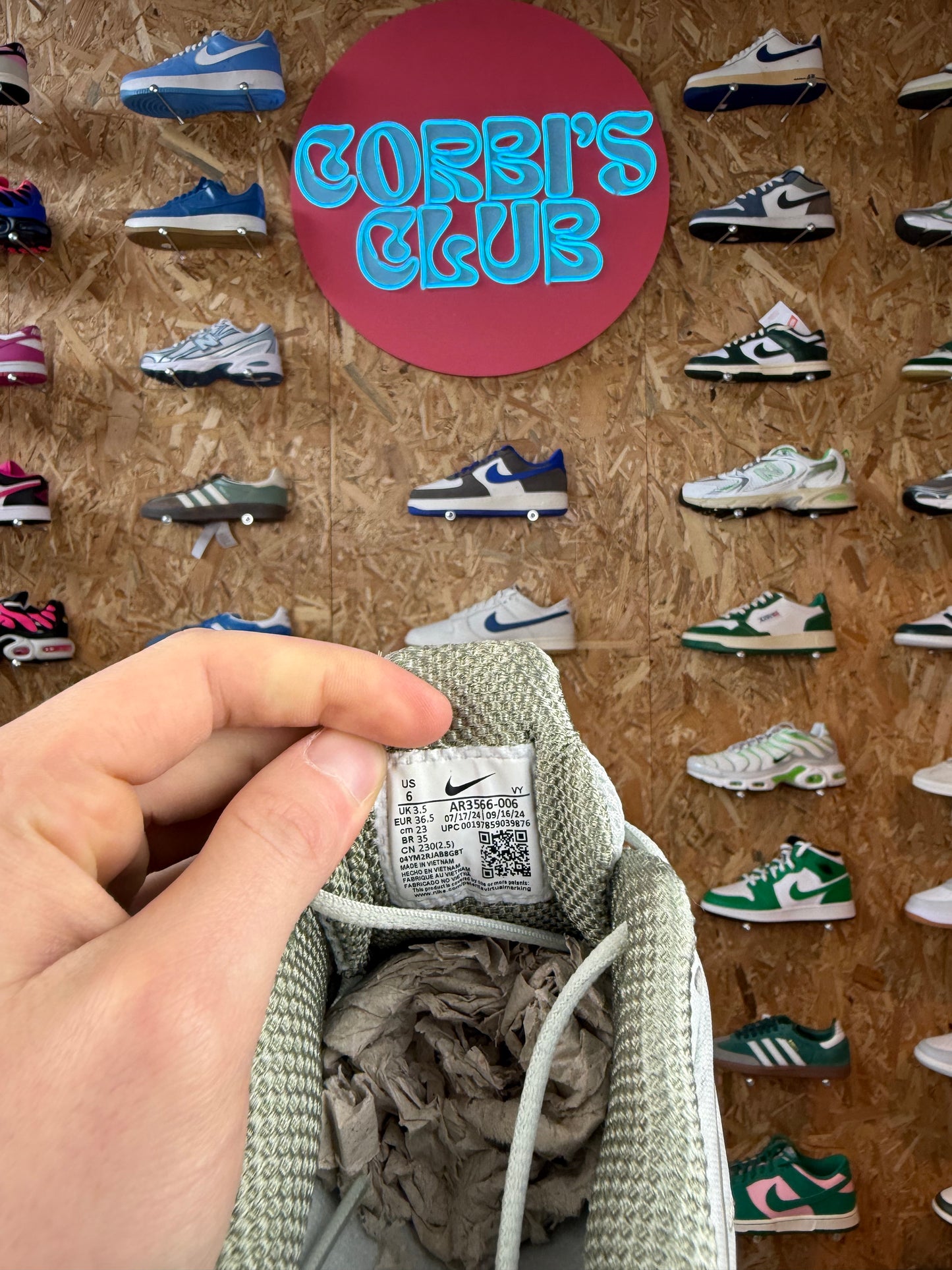 Nike Shox TL light army