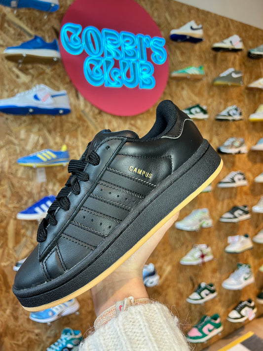 Adidas campus cuir noir