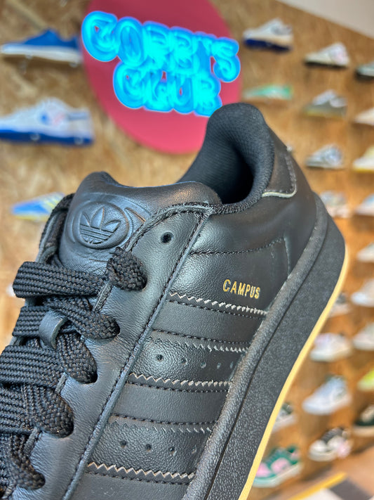 Adidas campus cuir noir