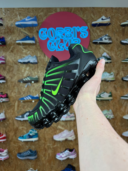 Nike shox TL black neon