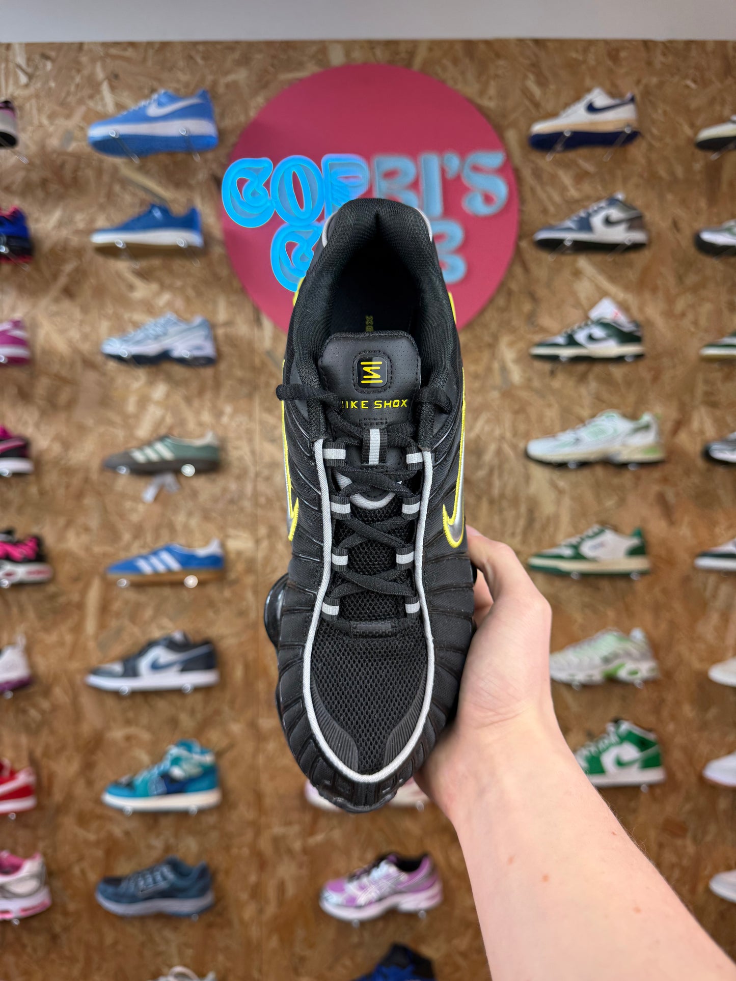 Nike Shox TL black dynamic yellow
