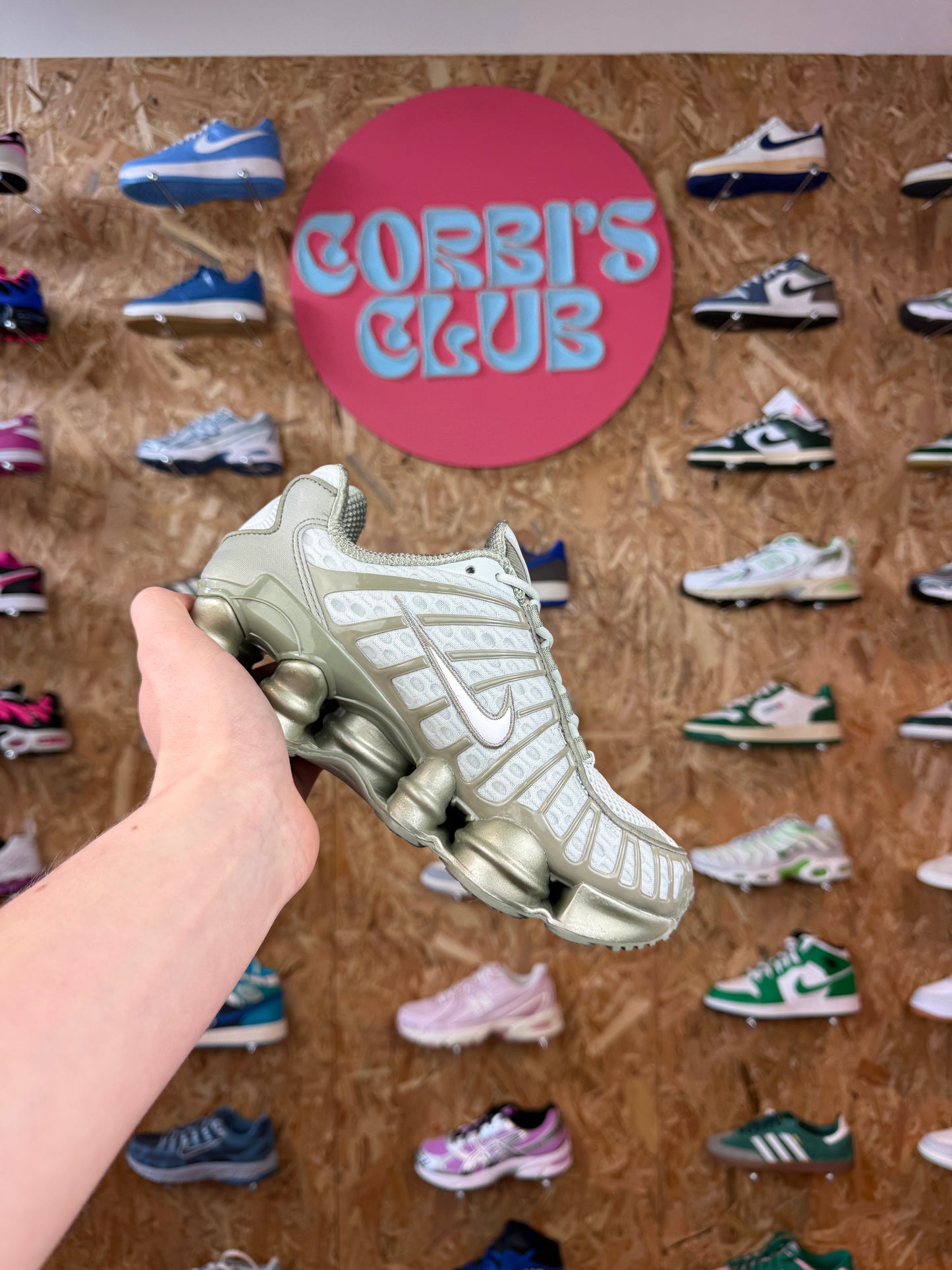Nike Shox TL light army