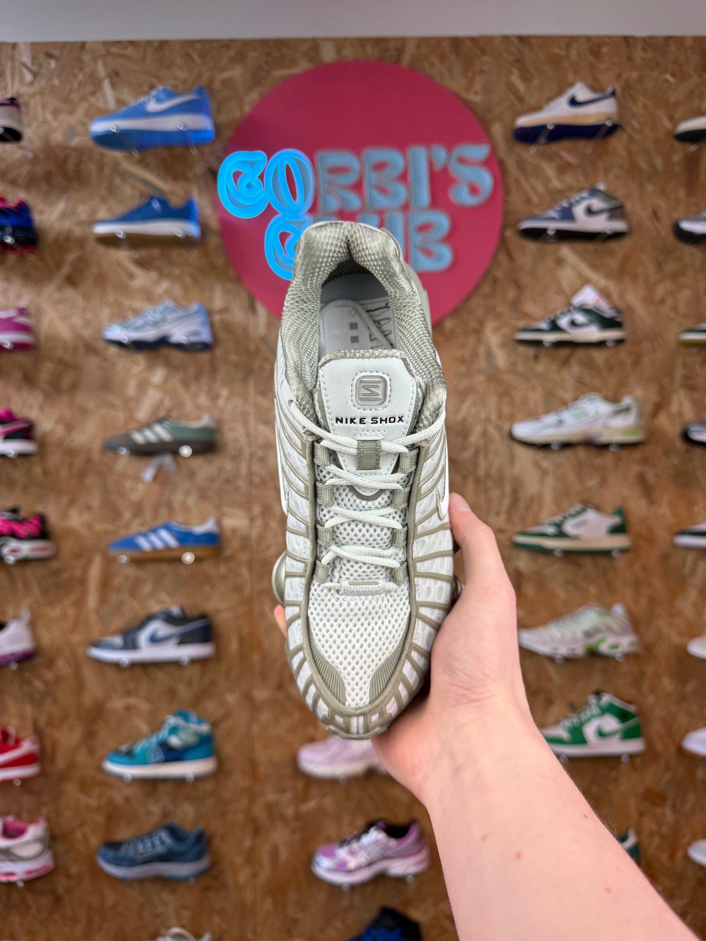 Nike Shox TL light army