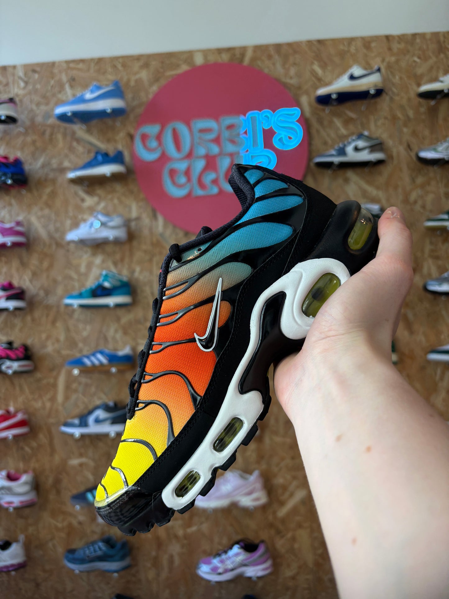 Nike Air max Plus tn Baltic blue safety orange