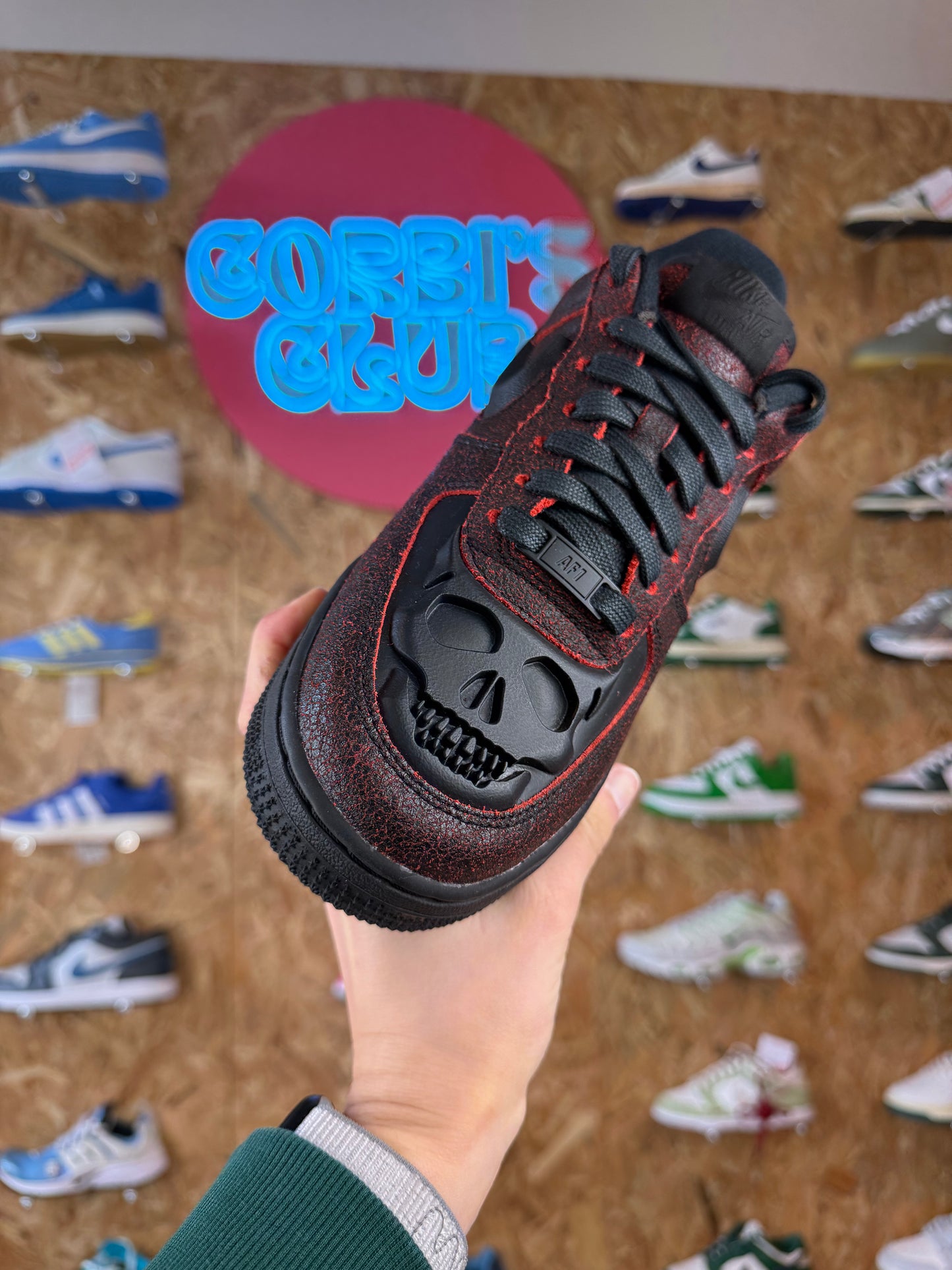 Nike Air force 1 'Halloween Skull'