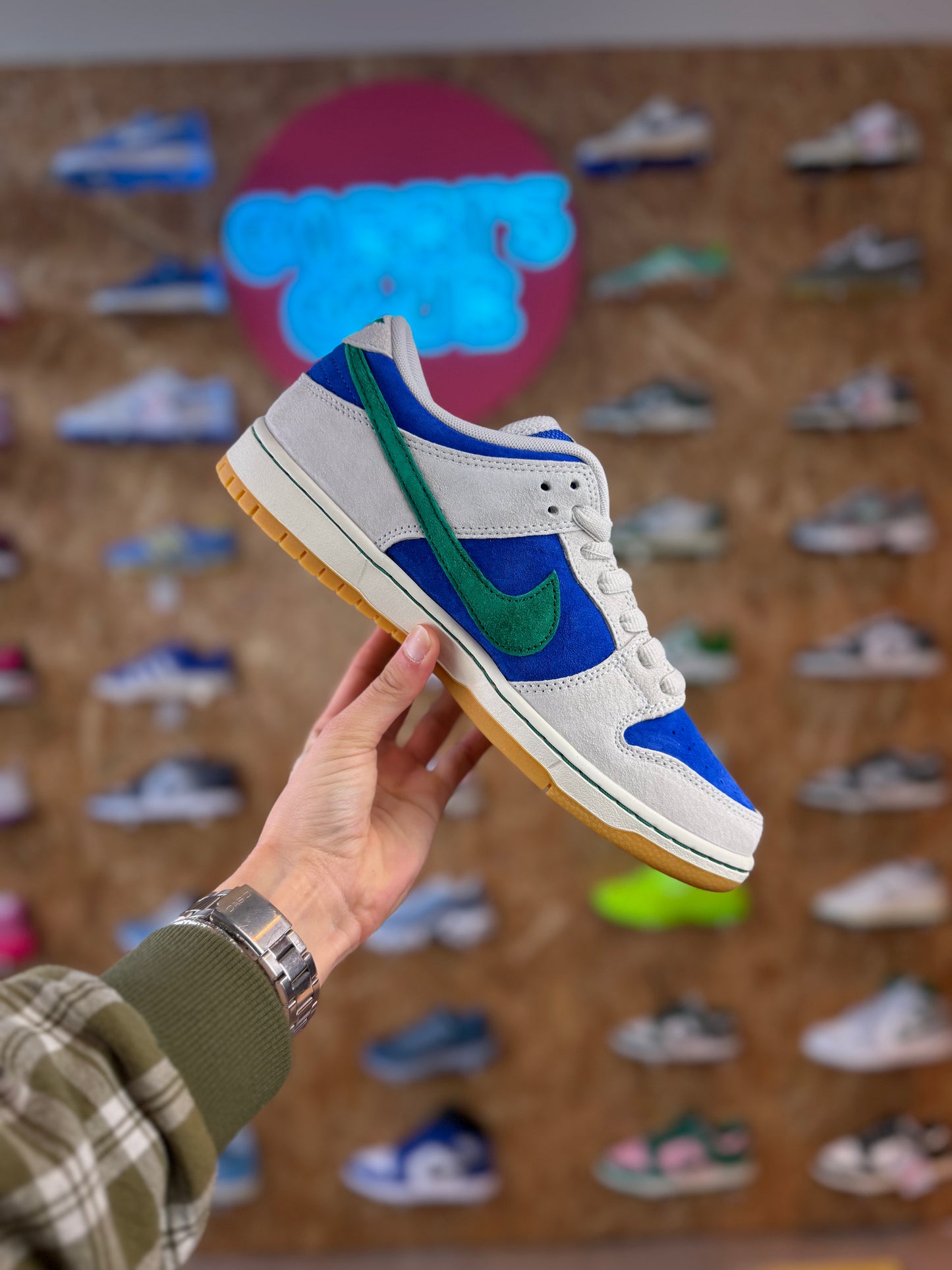 Nike Dunk SB 'Hyper Malachite Hyper Royal'