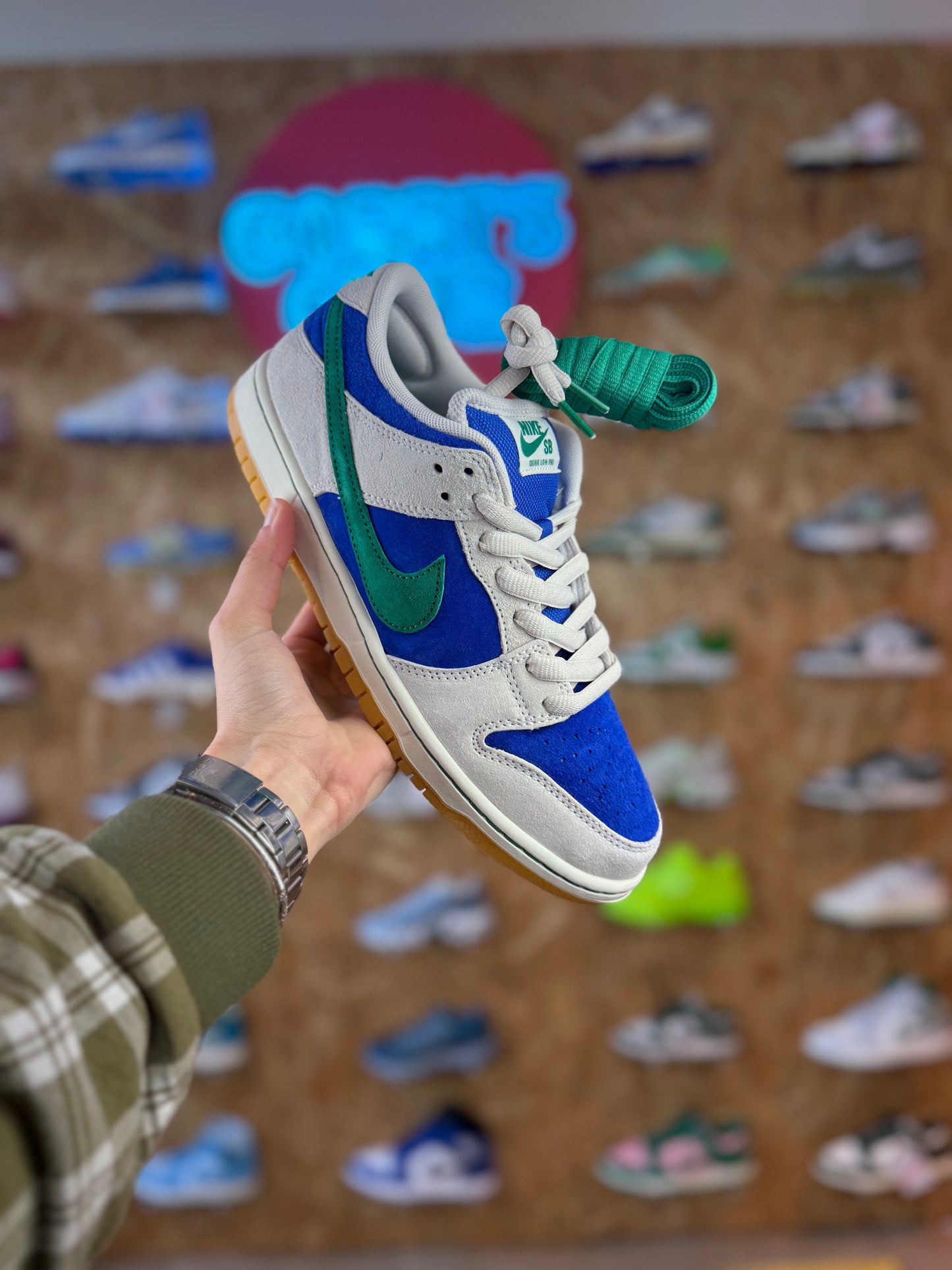 Nike Dunk SB 'Hyper Malachite Hyper Royal'